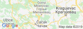 Gornji Milanovac map